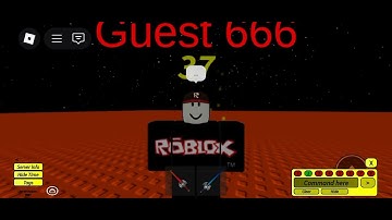 Guest 666 cmdstring -NOT HACKS- | The chosen one but I made it.. | Roblox
