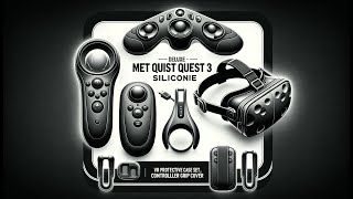 🎮 Elevate Your VR Game! Relohas Deluxe 5 in 1 Accessories for Meta Quest 3 - Must-Have VR Set! 🎮👾