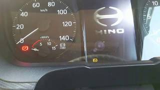 2017- New Hino 700 500  新型 日野プロフィア・レンジャー 運転席 メーター起動