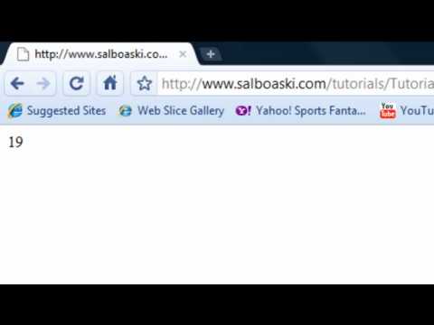 PHP Tutorial 2 - Basic Math Functions