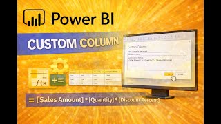 7) Microsoft Power BI Report Full Course | Custom Column #powerbi #powerbiservice #powerqueryeditor