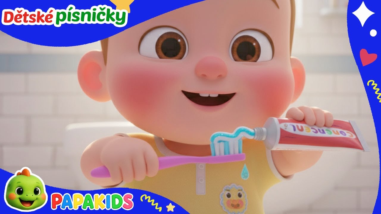 Dětské Písničky Kolekce | Písnička o Čištění Zubů | Čisté a Silné Zuby | Dětské Pís