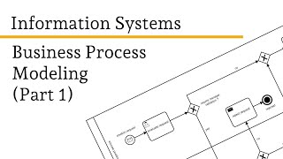 InfoSys 05 - Business Process Modeling (Part 1)