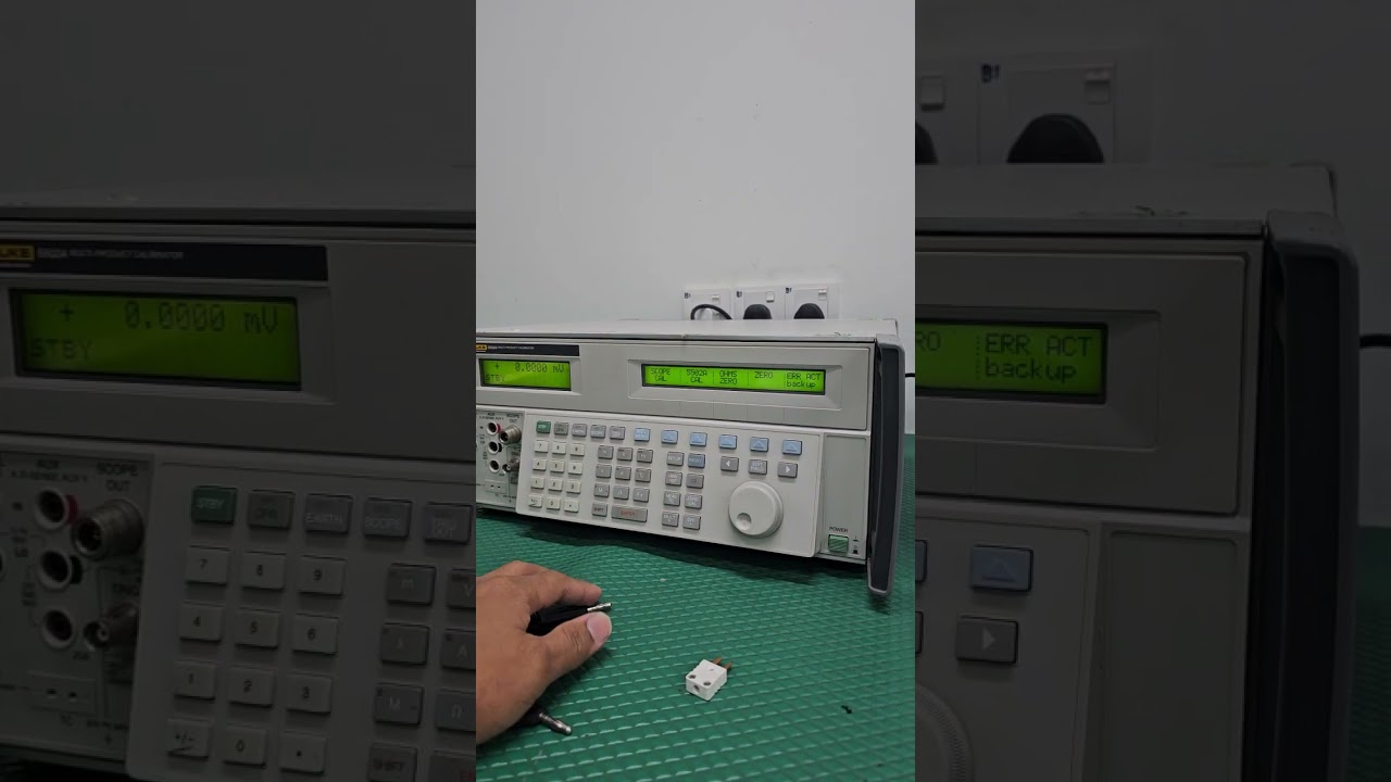 FLUKE 5520A zero calibration