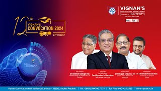 Vignan University's 12th Convocation 2024 Glimpse || CRAK || 4K HDR