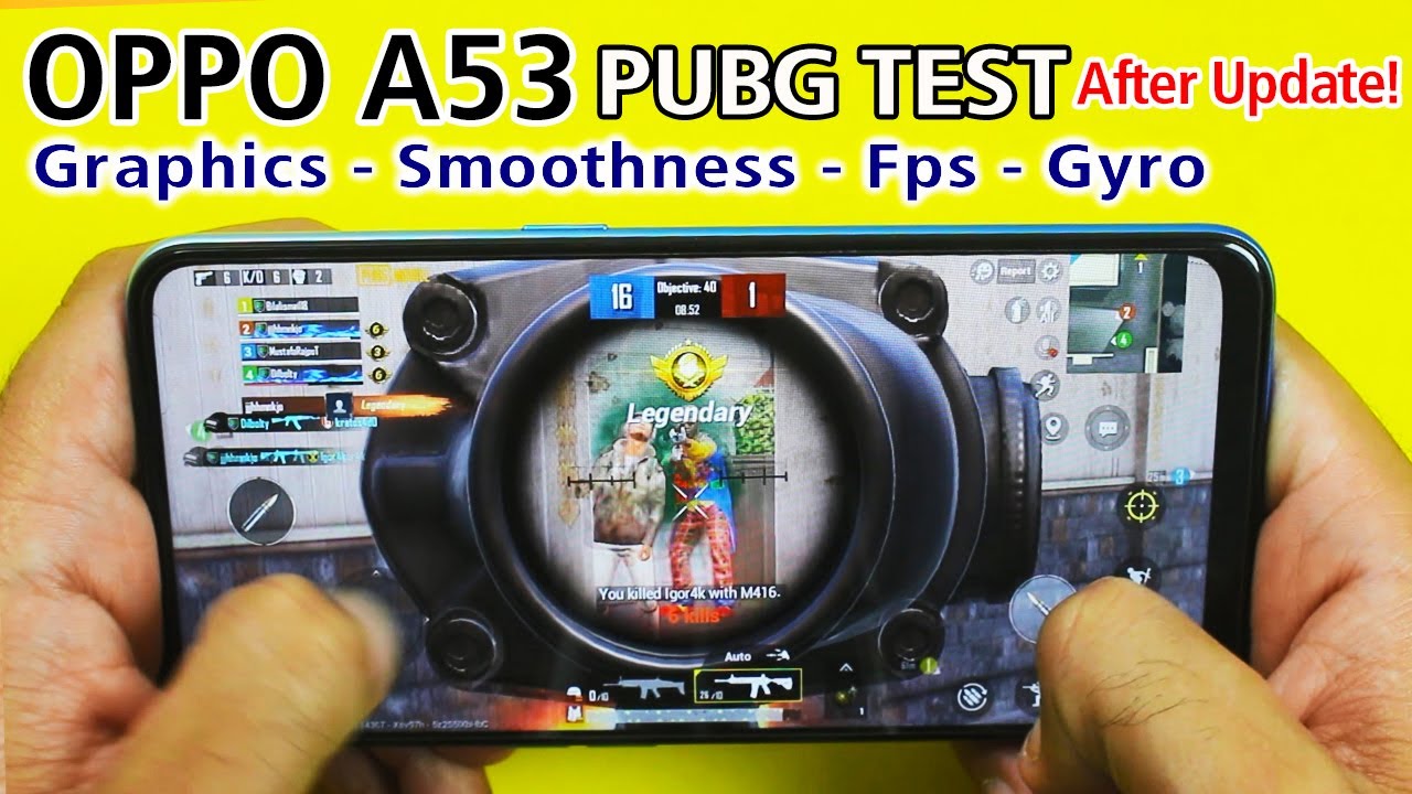Oppo A53 PUBG TEST AFTER UPDATE | High + Smooth Graphics Test!