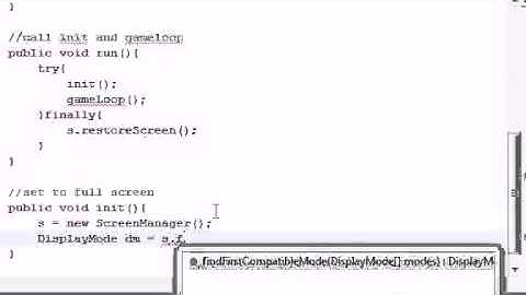 Java Game Development 27 Creating a Core Class