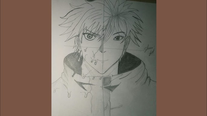 How to draw a Anime Boy with Mask, Pencil sketch for beginner, Easy  drawing, Boy drawing, #Boydrawing #Pencildrawing #Easydrawing #drawing, By Drawingneelu