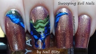 Swooping Evil (Fantastic Beasts and Where to Find Them) Nail Art Tutorial