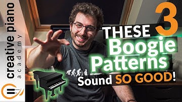 3 Boogie Woogie Patterns For Piano That Just Work! 😎 🎹