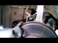 Disc Brake Caliper tip or watch for correct re-installation of caliper