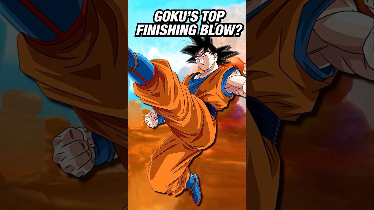 What is Goku's Most Used FINISHING BLOW?  #dragonball #goku #dbz