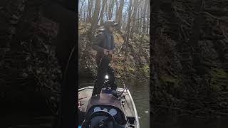 Fishing a football jig in the Pre Spawn.