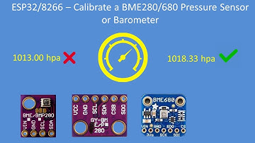 Tech Note 142 – Calibrate a BME280/680 Pressure Sensor or Barometer