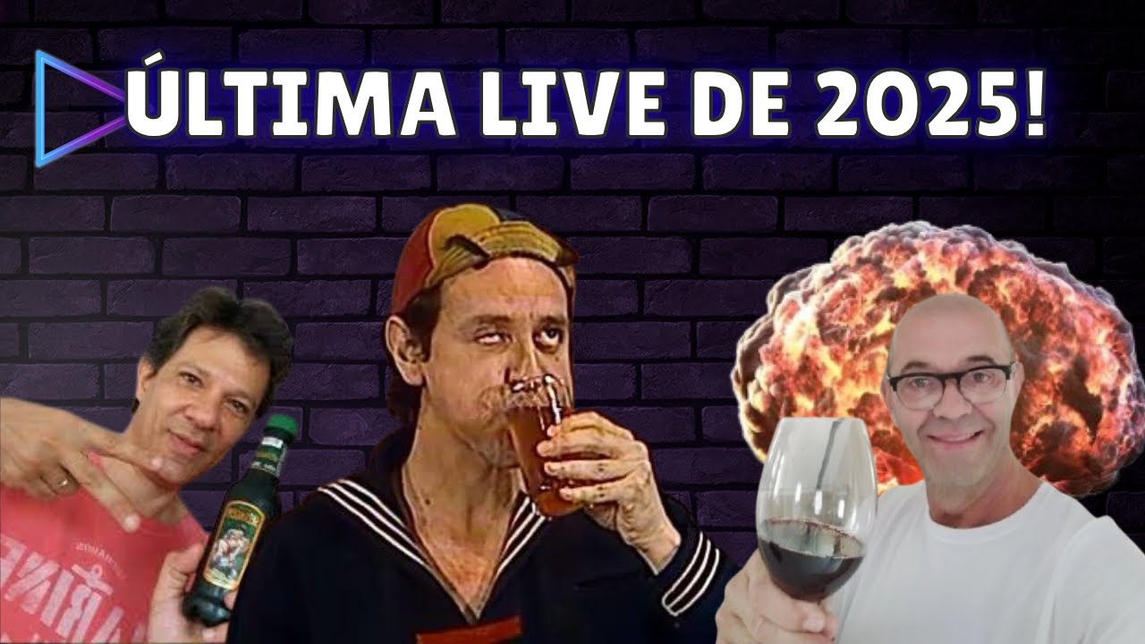 ÚLTIMA LIVE DO ANO! CONTRIBUA PARA EU CHAMAR MEU AMIGO ZÉ E TOMAR UMA COM VOCÊS!