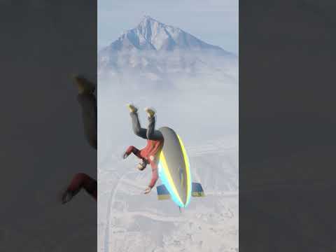 ЧТО БУДЕТ ЕСЛИ ПРИЗЕМЛИТЬСЯ НА ДИРИЖАБЛЬ в ГТА 5⭐(gta 5 rp online) #gta5 #гта #рекомендации #shorts
