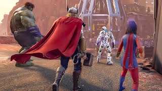 MARVEL&#39;S AVENGERS Gameplay Demo 30 Minutes in 60FPS (2020) Iron Man, Thor, Black Widow, Hulk,