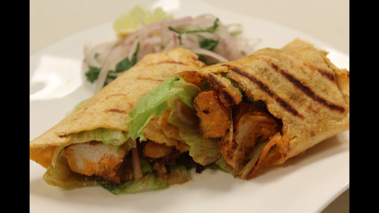 Chicken Tikka Tortilla Wrap