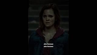 She Knows Hermione Realizes Harry Is The Last Horcrux