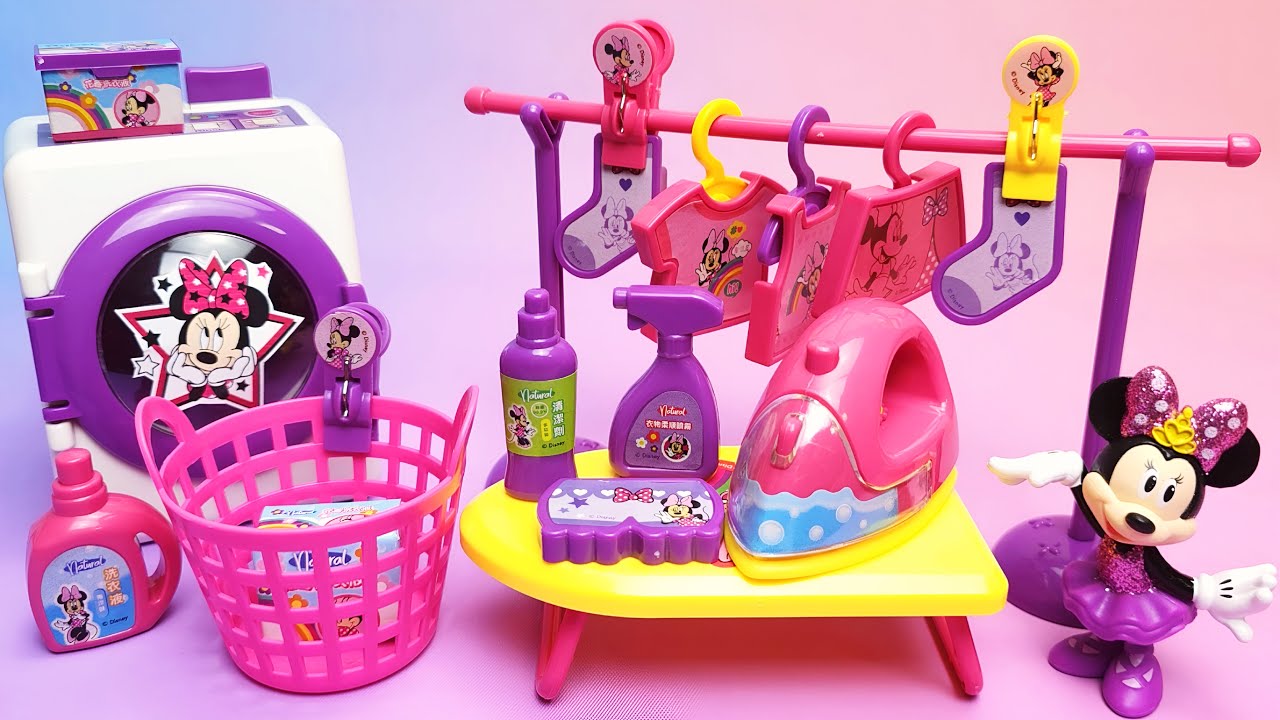 Disney Minnie Mouse Laundry Set Satisfying with Unboxing Compilation Toys ASMR