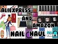 Part 1 Aliexpress & Amazon nail art #haul | Come see my bargain buys | Cheap nails products supplies