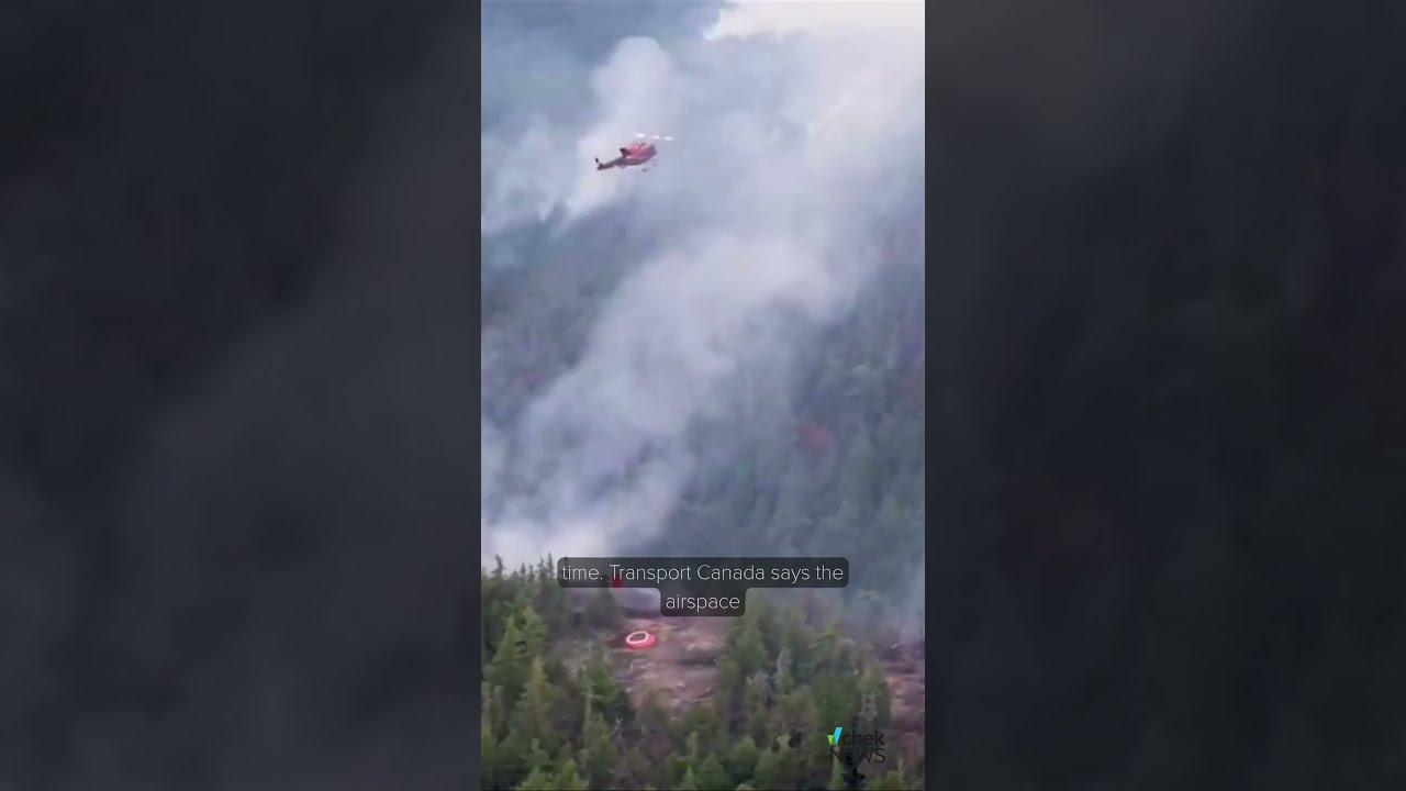 Drone Reported Flying Near Mount Underwood Wildfire Prompts Warning From BCWS