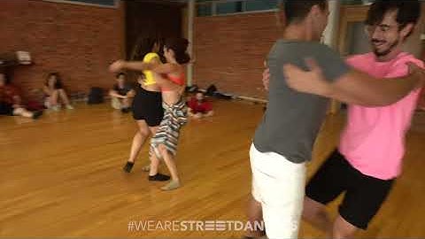 Edgar, Nadine, Luan & Adriana demo @ ZoukMX 100h Training Program (2/12)