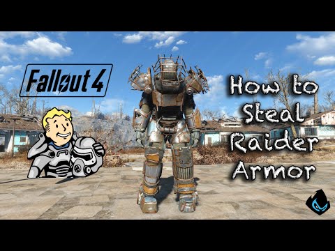 fallout 4 steal raider power armor youtube