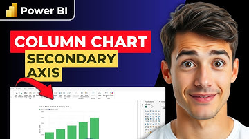 Een secundaire as toevoegen aan een geclusterde kolomgrafiek in Power BI (de eenvoudigste manier)...