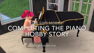 Completing the Piano Hobby Story 🎹💯 | The Sims Mobile
