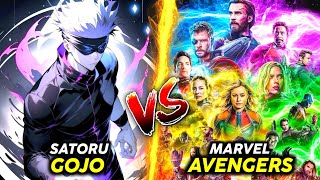 Gojo Satoru Vs Avengers | Can Avengers Defeat Gojo Satoru ? ( Hindi )