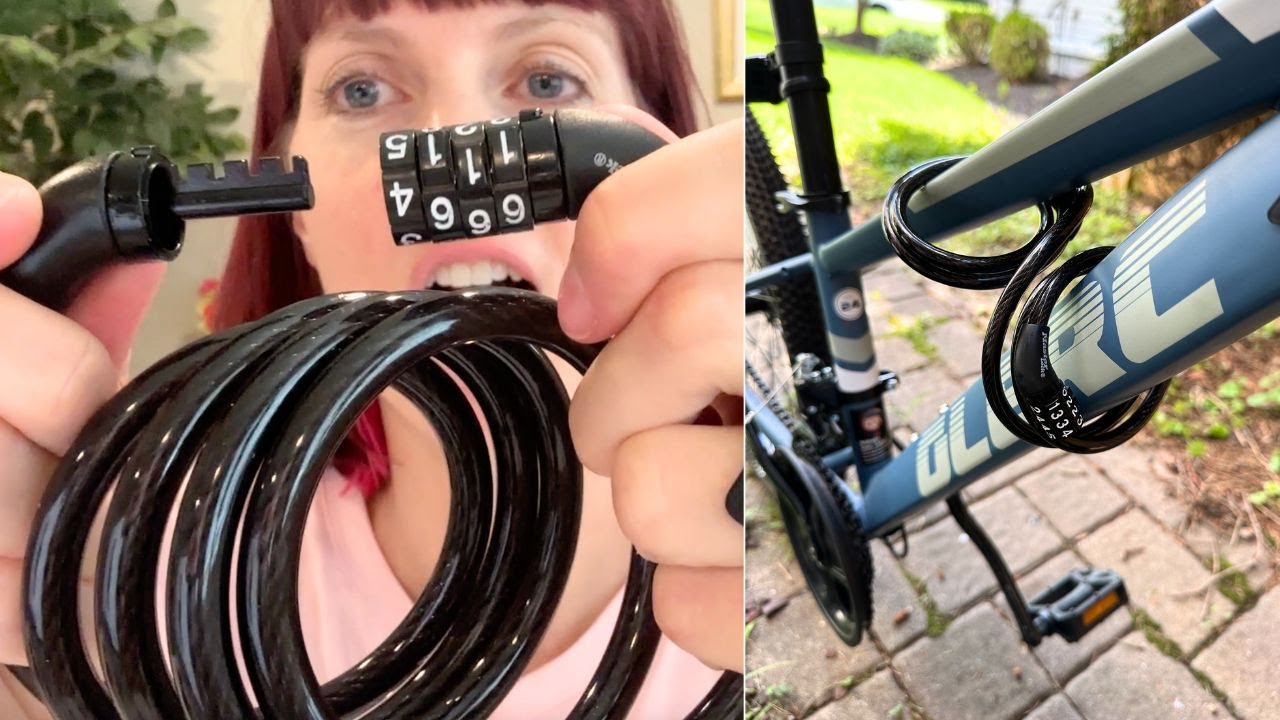Master Lock 55cm Combination Bike Cable Lock - 6mm Steel, Vinyl Coated, Colourful For Bikes, Skateboards, Strollers