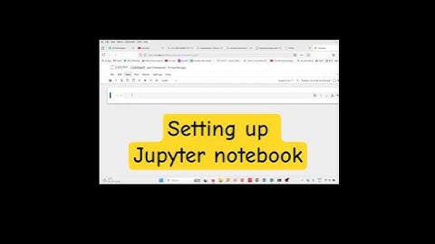 Setting up of Jupyter notebook | python | machine learning   #datascience#shorts