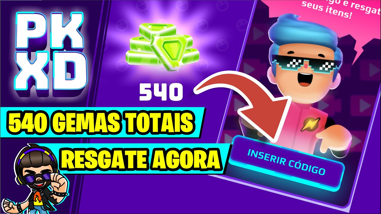 PK XD  AGORA! CÓDIGO de 6000 GEMAS TOTAIS GRÁTIS RESGATE RÁPIDO 