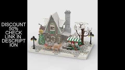 595pcs Moc Creative Series Display Base Building Model Blocks Compatible Winter Village 10275 Elf Cl
