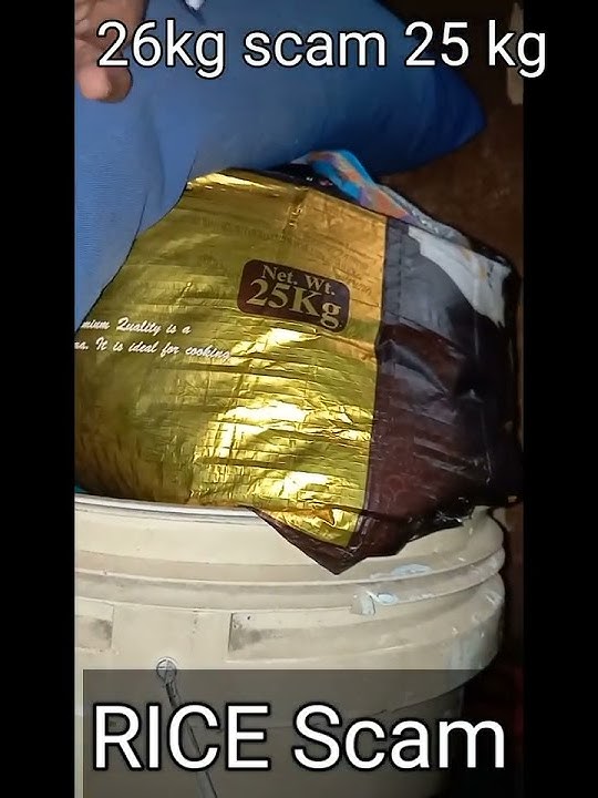 25 kg 26 scam rice 👿👿👿🤯