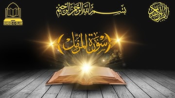 Surat Al-Muzzammil (Enshrouded One)  | سورة المزمل Syed Adeel Ahmed