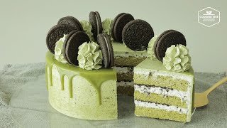 Рецепт торта Oreo с зеленым чаем | Торт Матча, Торт с масляным кремом