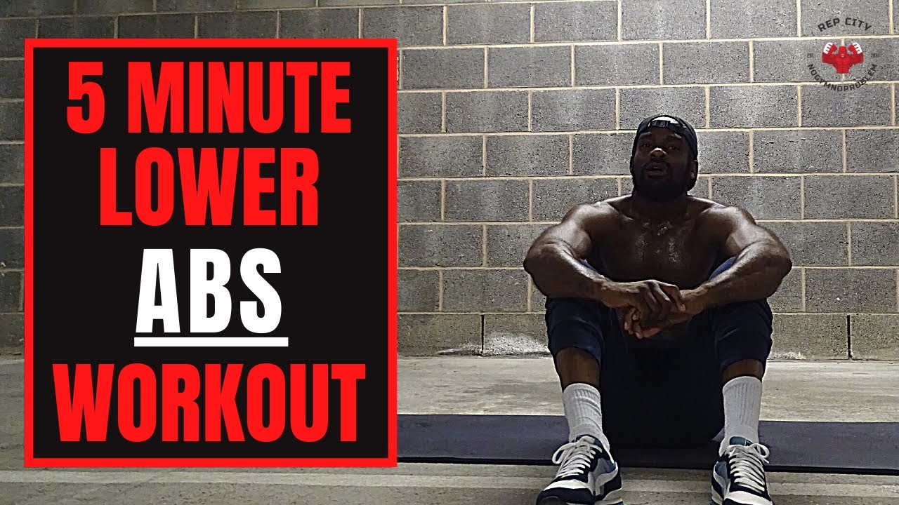 5 MINUTE LOWER ABS HOME WORKOUT | NO EQUIPMENT NEEDED [FOLLOW ALONG ...