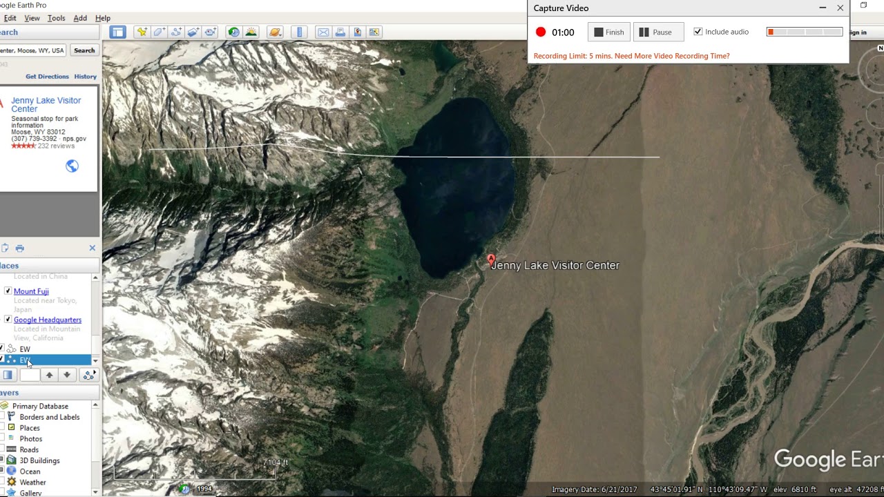 Elevation Profile for Google Earth