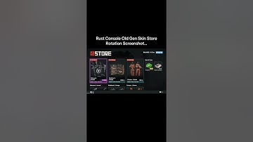 Rust Console Old Gen Skin Store Rotation Screenshot…#shorts #rust #rustconsole