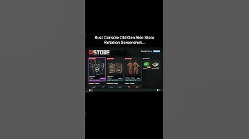 Rust Console Old Gen Skin Store Rotation Screenshot…#shorts #rust #rustconsole