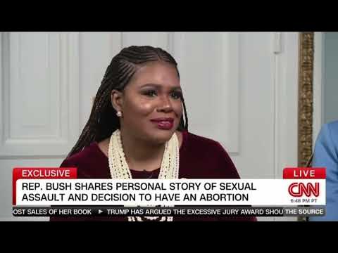 Congresswoman Bush Shares Personal Abortion Story on CNN YouTube Congresswoman Bush Shares Personal Abortion Story on CNN YouTube