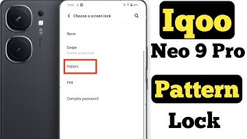 How to set pattern lock in Iqoo Neo 9 Pro || Iqoo Neo 9 Pro me pattern lock kaise lagaye ||