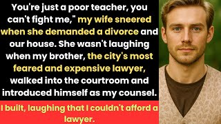 You're just a poor teacher, you can't fight me, my wife sneered when she demanded a divorce and...