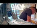 Day 1 Cruise VLOG! on Carnival Sunrise | Our FIRST Cruise Together, Boarding the Ship, Embarkation
