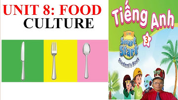 Tiếng Anh 3, smart start 3, Unit 8, FOOD, CULTURE, Student book | Learn English with me