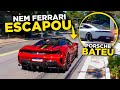 PORSCHE BATEU - POLÍCIA PEGOU A FERRARI