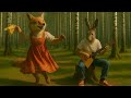 The hare plays the balalaika/Заяц играет на балалайке