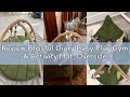 Review Blissful Diary Baby Play Gym & Activity Mat, Oversize Leaf Shaped Baby Play Mat w 6 Detachabl